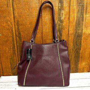 I.N.C. INTERNATIONAL CONCEPTS Trippii Extra-Large Tote – Red Plum